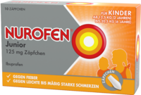 NUROFEN Junior 125 mg Zäpfchen