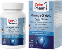 OMEGA-3 GOLD Gehirn DHA 500mg/EPA 100mg Softgelkap