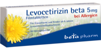 LEVOCETIRIZIN beta 5 mg Filmtabletten